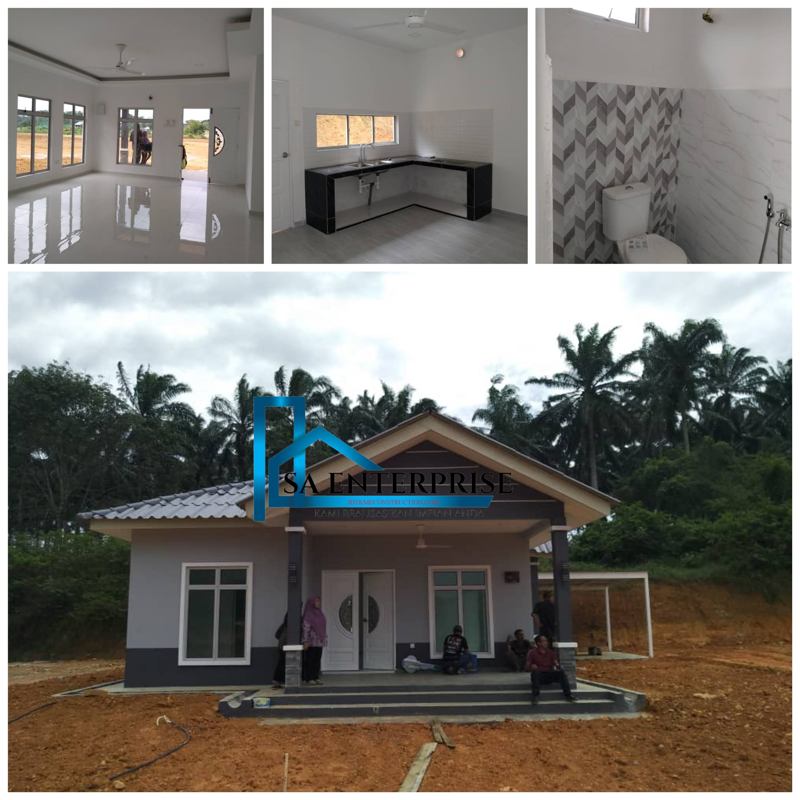 Projek Bina Rumah di Seelong Pn Anita